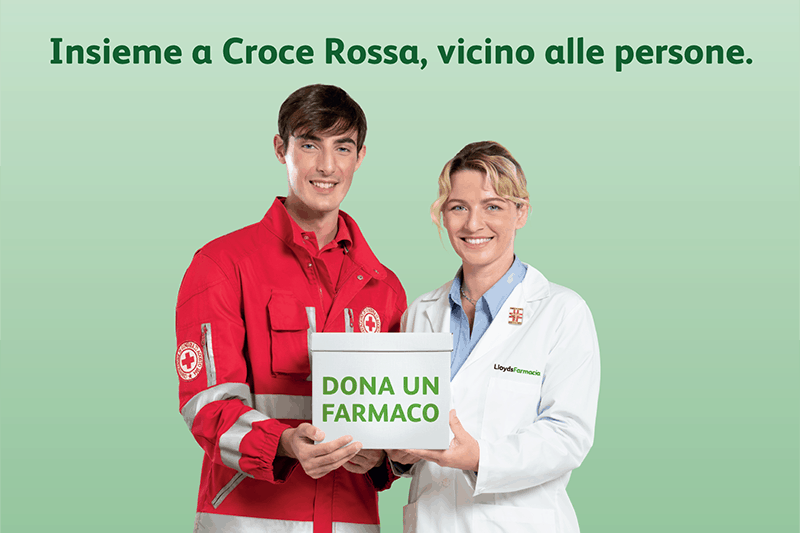 Farmacie e farmacisti solidali: LloydsFarmacia insieme a Croce Rossa Italiana
