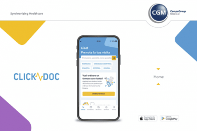 Da Cgm Italia l'app "CLICKDOC", per mettere in connessione pazienti, medici e farmacisti