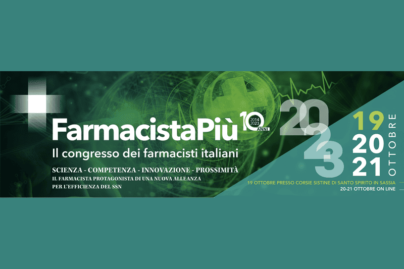 FarmacistaPiù 2023: dal 19 al 21 ottobre la decima edizione
