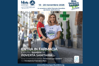 In Farmacia per i Bambini: una settimana di solidarietà in 3.050 farmacie di tutta Italia