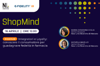 Integratori e Loyalty: conoscere il consumatore per guadagnare fedeltà in farmacia, il webinar New Line RdM